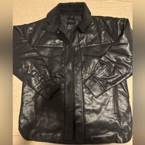 Forever 21 Black Leather Jacket
